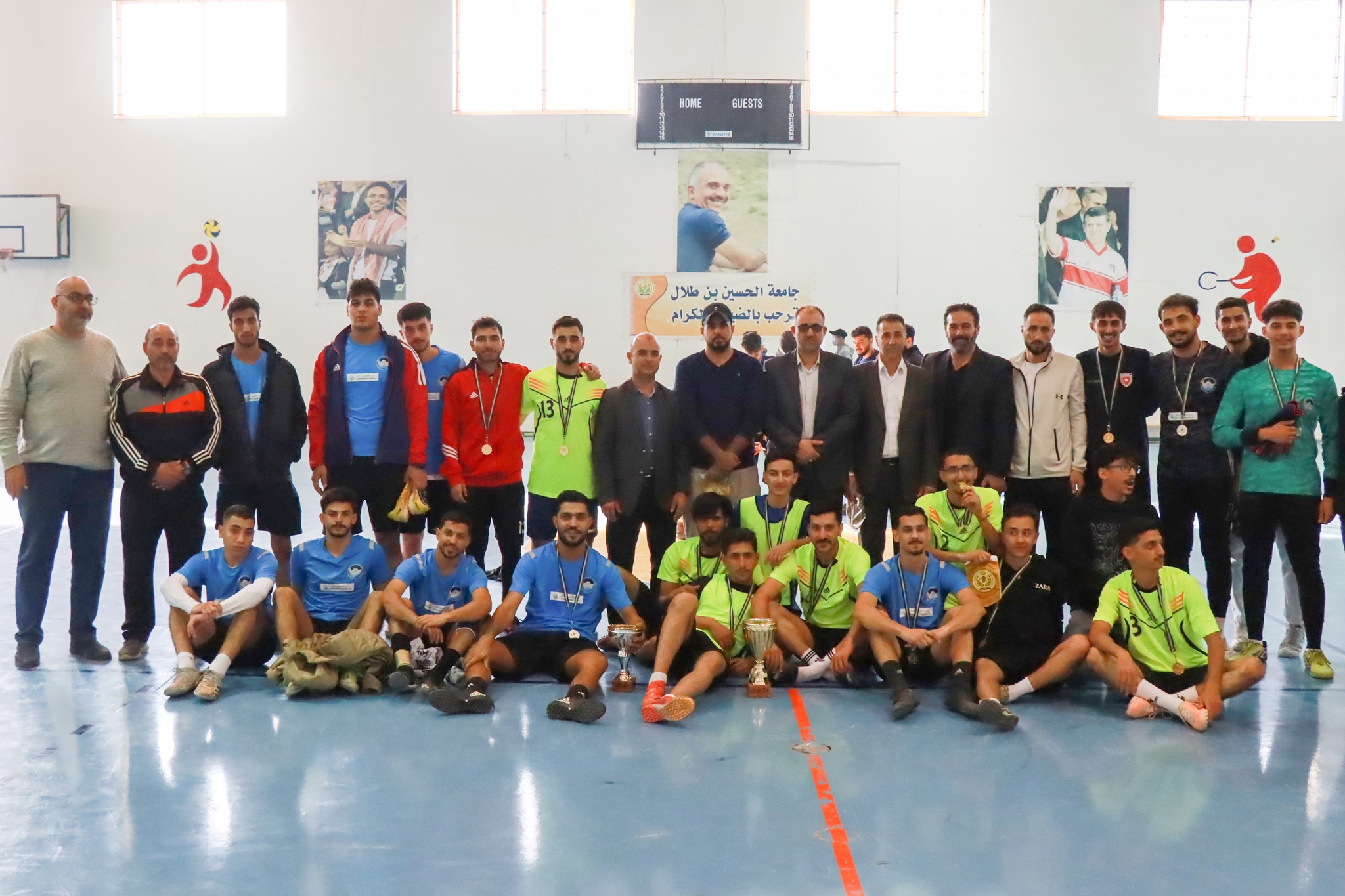  جامعة الحسين بن طلال تُتوَّج بطلة جامعات الجنوب في خماسي كرة القدم